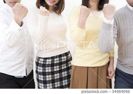 Teamwork image guts pose body parts parts cut faceless Teamwork image guts pose body parts parts cut faceless 34984098