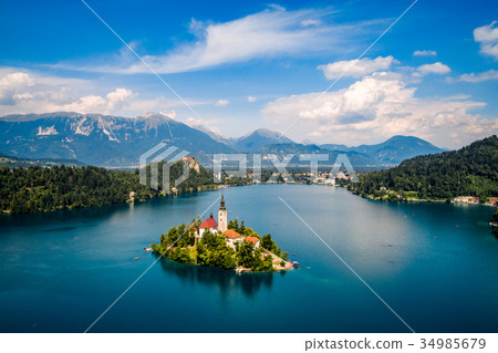 Slovenia - resort Lake Bled. Slovenia - resort Lake Bled. 34985679