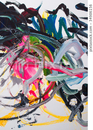 Abstract oil painting Abstract oil painting 34986156