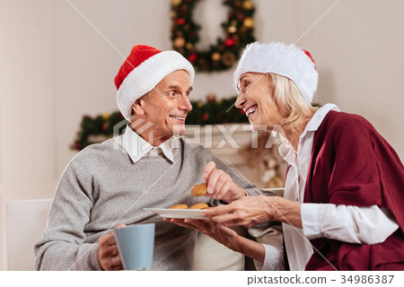 Cheerful people spending time with pleasure Cheerful people spending time with pleasure 34986387