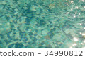 Water in a swimming pool 34990812