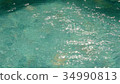 Water in a swimming pool 34990813