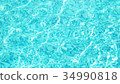 Water in a swimming pool 34990818