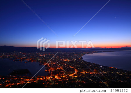 函館夜景 34991352