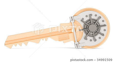 Key safe box, security and protect concept 34991509