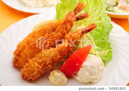 Fried Shrimp Fried Shrimp 34991863