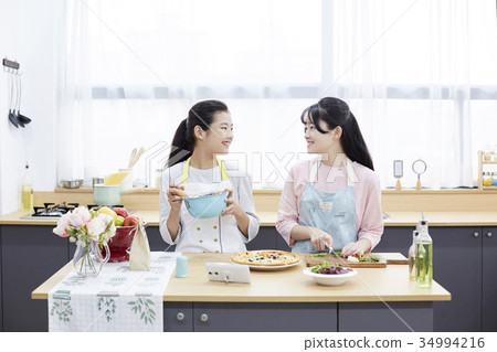 Girl, friend, teenager Girl, friend, teenager 34994216