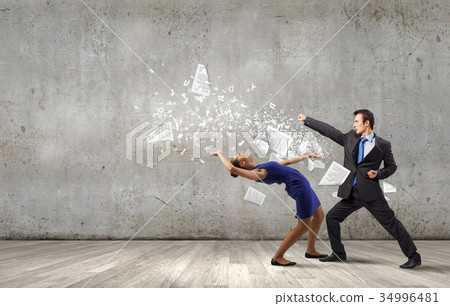 Extreme office quarrel Extreme office quarrel 34996481
