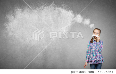 Kid having fun 34996863