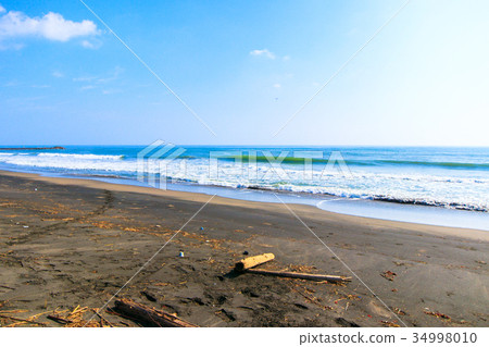 The sea of the morning sun Ichinomiyacho coast Chosei village coast 34998010