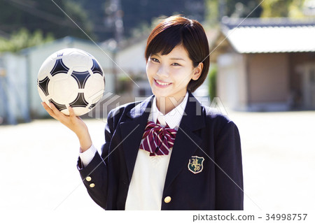 學校的女生 學校的女生 34998757