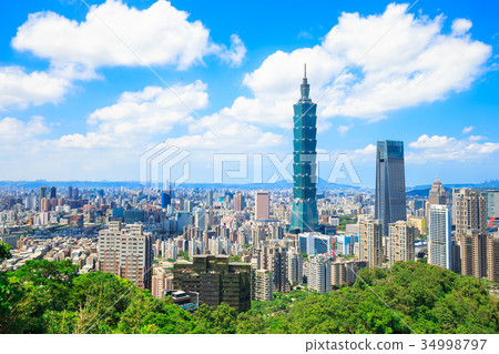 taipei city panorama taipei city panorama 34998797