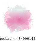 Abstract vector watercolor splash background. 34999143