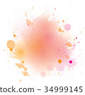 Vector watercolor splash texture background. 34999145