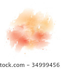Vector watercolor splash texture background. 34999456