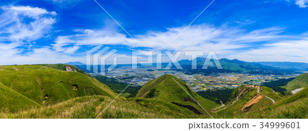 Laputa Road（地震後）從Aso Milk Road Panorama觀看 34999601