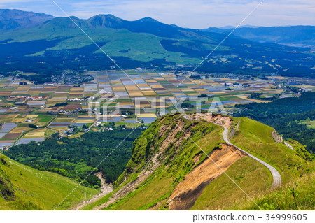 Laputa Road（地震後）從阿蘇牛奶路觀看 34999605