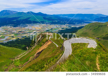 Laputa Road（地震後）從阿蘇牛奶路觀看 34999608