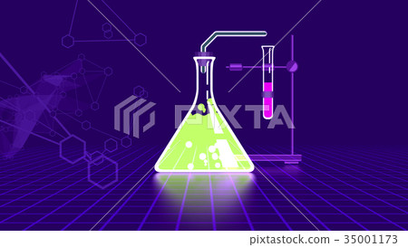 Abstract Chemical Laboratory Tools - Stock Illustration [35001173] - PIXTA
