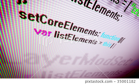 Arty Coding in Extreme Close-up 35001182