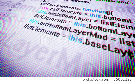 Multilayered Coding in Extreme Close-up 35001183