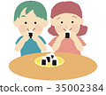 Children who eat rice 35002384