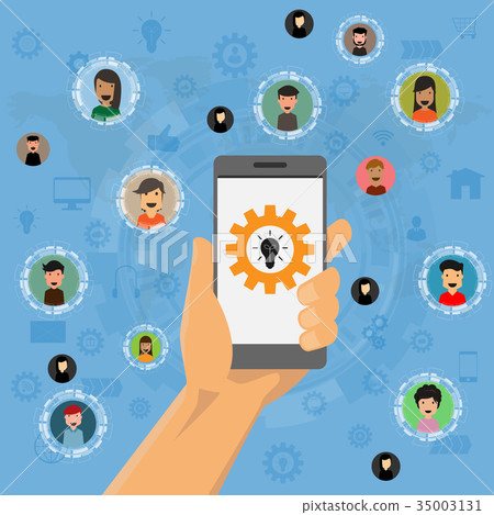 Social Media Network Application.  35003131