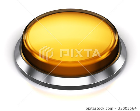 Yellow round button Yellow round button 35003564
