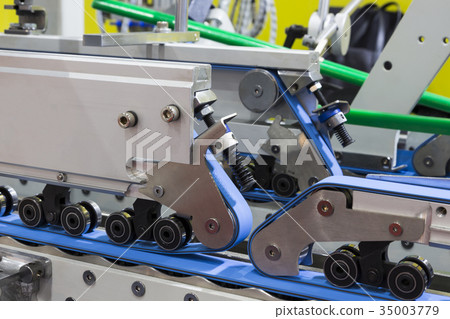detail of a folder gluer machine 35003779