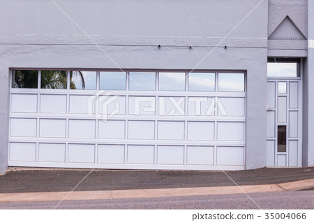 Double Garage Doors Vehicle Entrance Double Garage Doors Vehicle Entrance 35004066