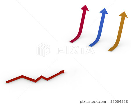 Graph, Arrow, Rise 35004328
