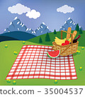 Picnic in the mountain is spring 35004537