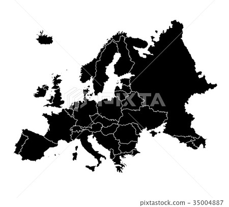 Europa map vector illustration Europa map vector illustration 35004887