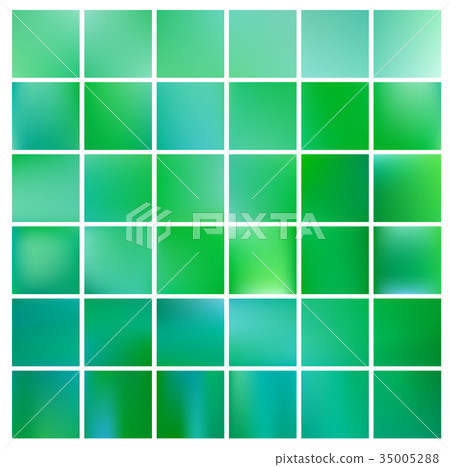 Abstract nature blurred background. Green gradient 35005288