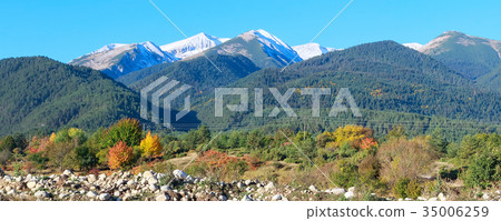 Bansko, Pirin mountains panorama, Bulgaria Bansko, Pirin mountains panorama, Bulgaria 35006259