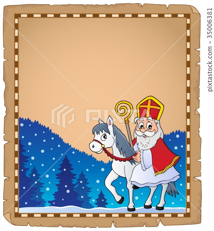 Parchment with Sinterklaas theme 5 35006381