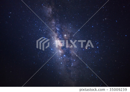 Milky way galaxy and space dust in the universe 35009239