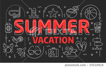 Linear illustration summer 35010928