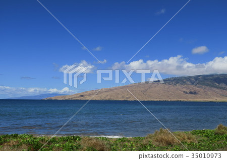 Maalaea Bay和Windmills 35010973