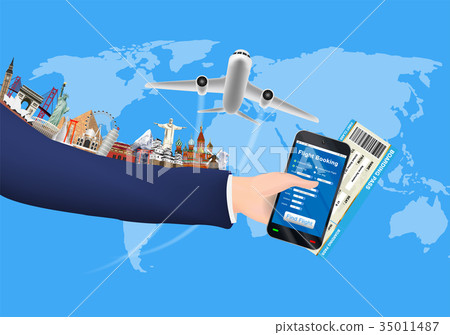 smartphone online booking with world landmark smartphone online booking with world landmark 35011487
