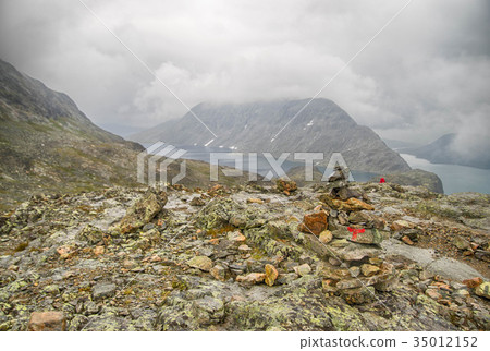 Mountain hiking in Norway 35012152