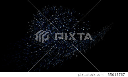 Freeze motion of blue particles diagonal Freeze motion of blue particles diagonal 35013767