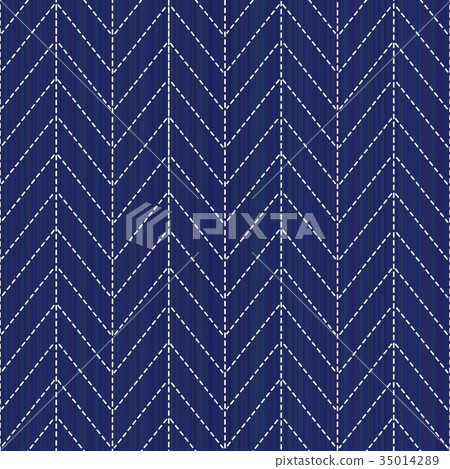 Sashiko. Seamless pattern. Abstract backdrop. Sashiko. Seamless pattern. Abstract backdrop. 35014289