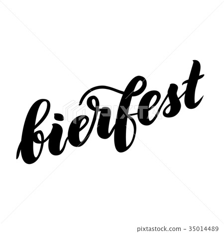 Traditional German Oktoberfest bier festival with 35014489