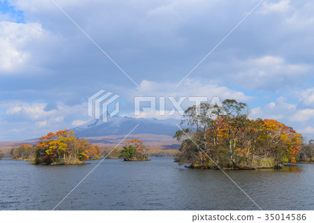 Hokkaido Onuma Quasi National Park and Hokkaido Komagatake New Snow Hokkaido Onuma Quasi National Park and Hokkaido Komagatake New Snow 35014586