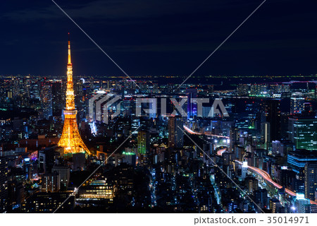Night view of Tokyo 35014971