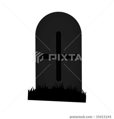 Isolated tombstone icon 35015243