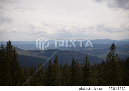 landscape in mountains Carpathians Ukraine 35015281