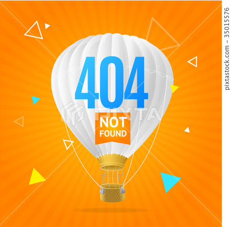 404 Not Found Concept. Vector 35015576
