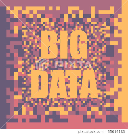 Big Data Vector Illustration concept background - Stock Illustration ...